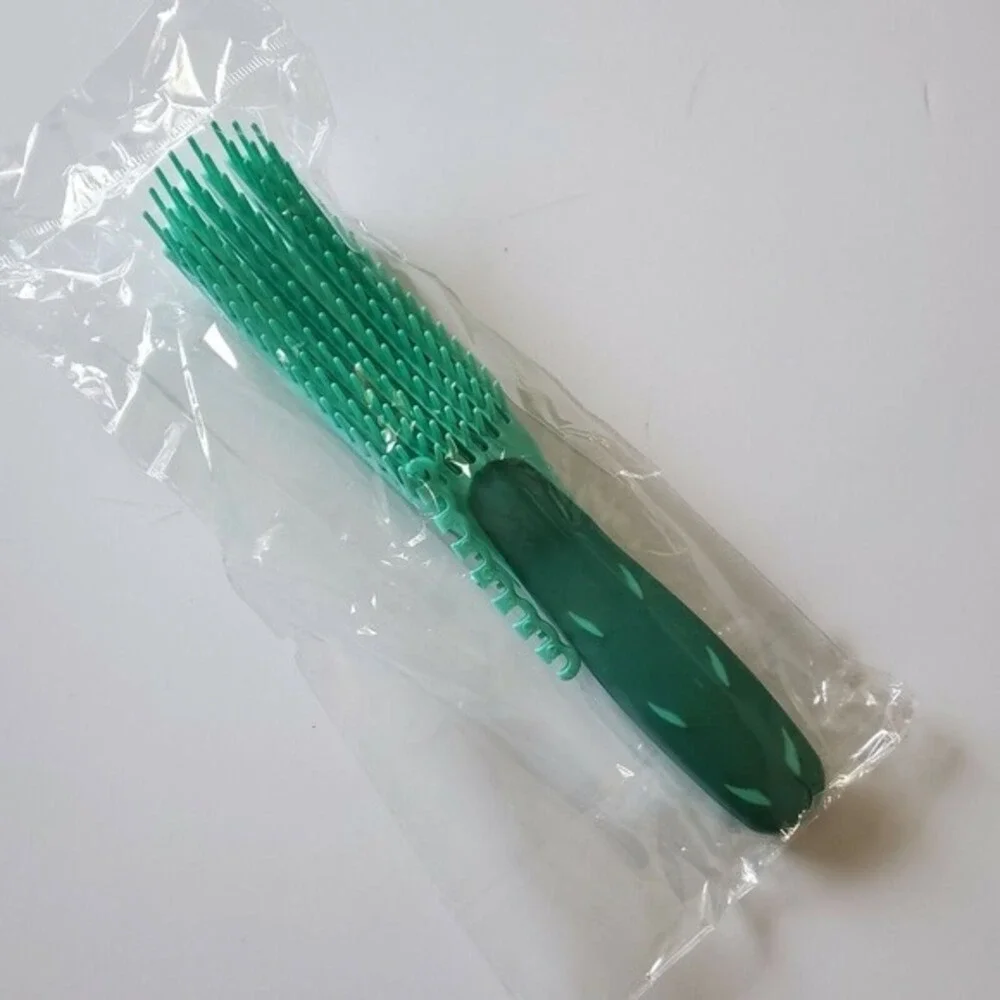 Detangler Hair Brush EZ Anti-Static Scalp Comb‎ Salon Styling Tool Green